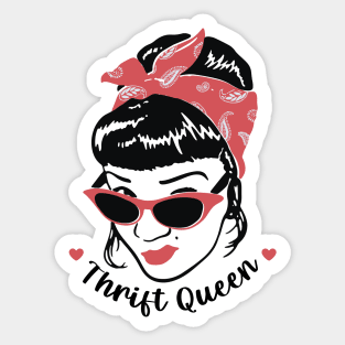 Thrift Queen Sticker